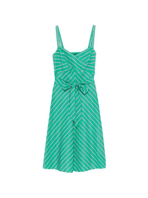 striped tie-waist mini dress by RALPH LAUREN