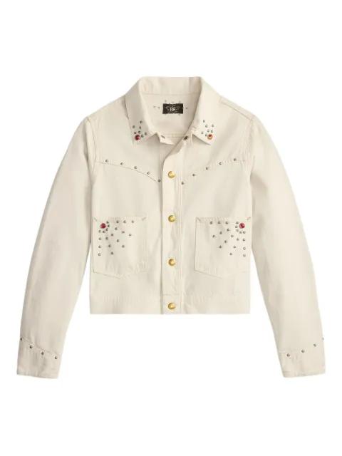 studded embellished jacket by RALPH LAUREN