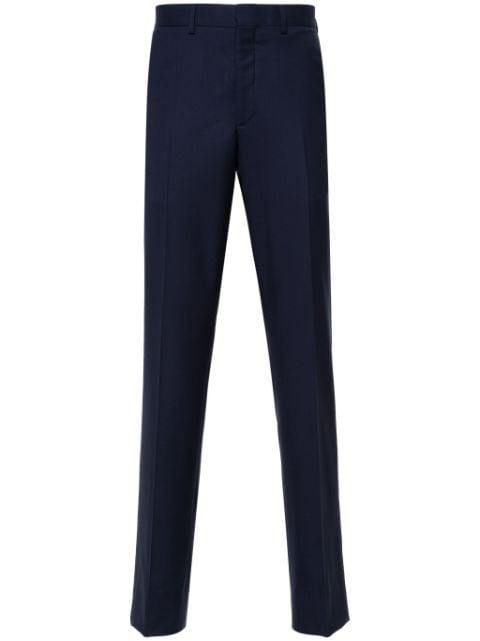 tapered wool chino trousers by RALPH LAUREN