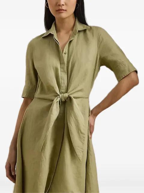 tie-front shirt dress by RALPH LAUREN