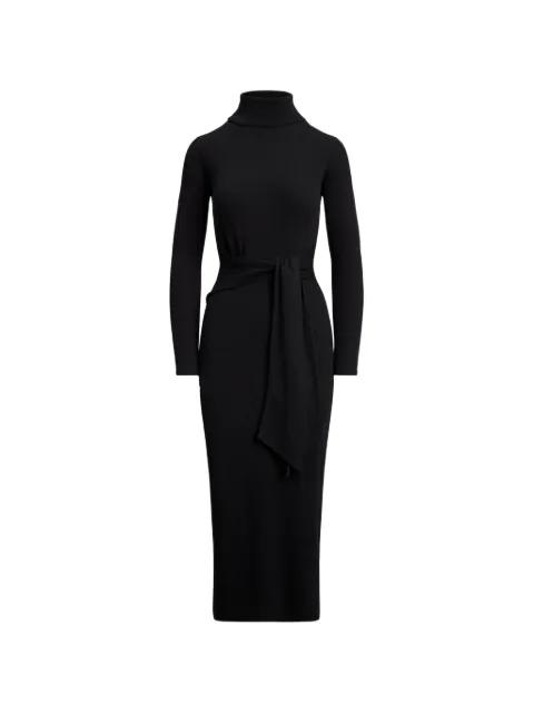 tie-waist midi dress by RALPH LAUREN