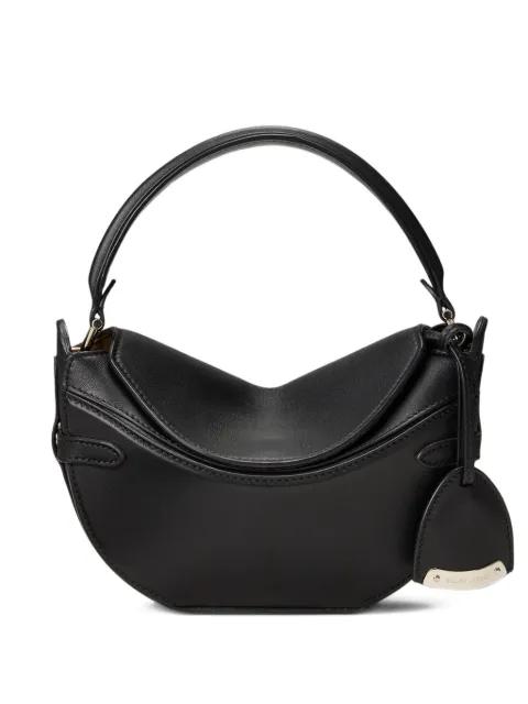 top-handle leather mini bag by RALPH LAUREN