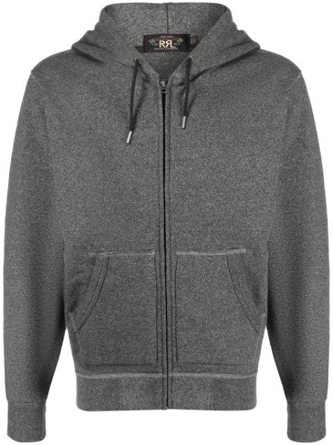 zip-up cotton hoodie by RALPH LAUREN
