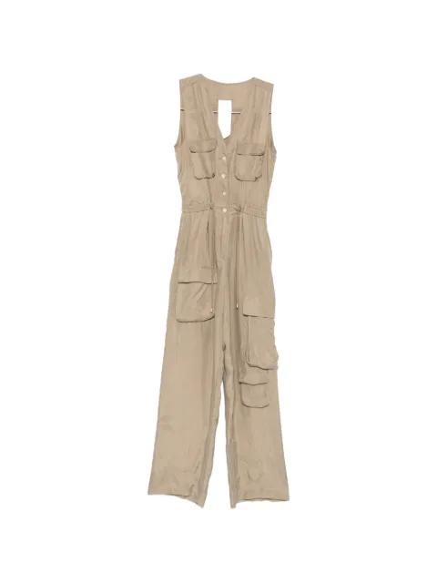 cargo-pocket jumpsuit by RAME