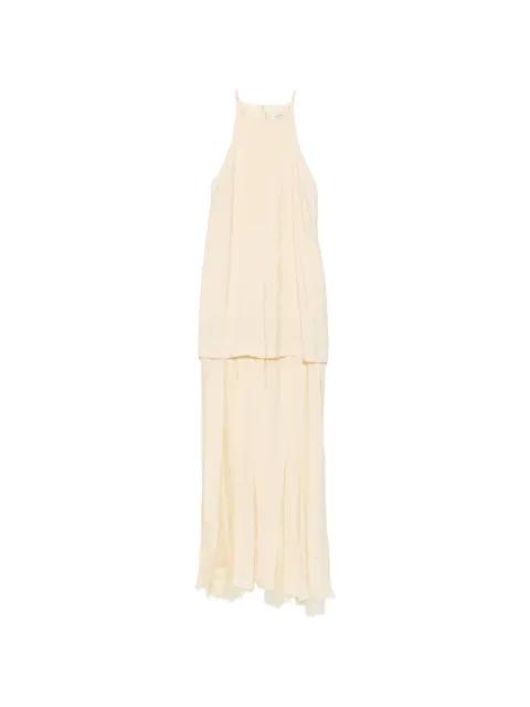 layered maxi dress by RAME