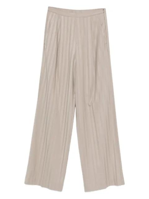 stripe-pattern trousers by RAME