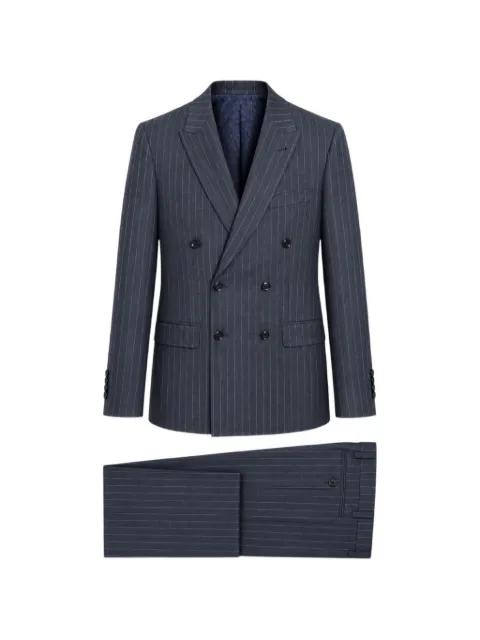 pinstriped double-breasted suit by RAMON SANJURJO