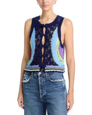 Adriana Crochet Top by RAMY BROOK