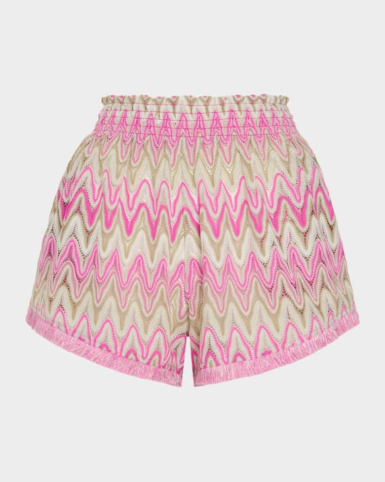 Analisa Zig-Zag Knit Shorts by RAMY BROOK