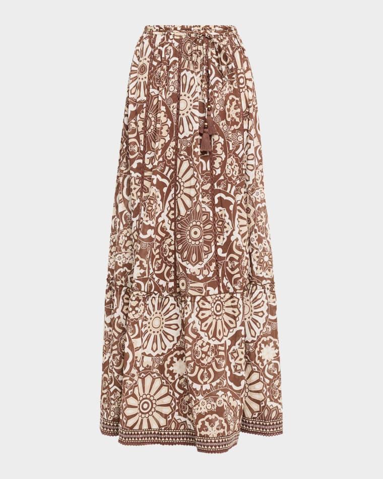 Ariella Tiered Maxi Skirt by RAMY BROOK