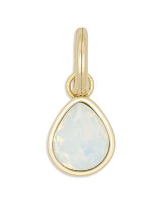 Birthstone Imitation Amethyst Charm by RAMY BROOK