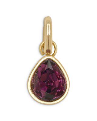 Birthstone Imitation Amethyst Charm by RAMY BROOK