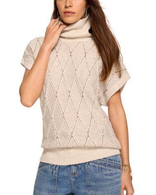 Blair Short Sleeve Turtleneck Sweater by RAMY BROOK