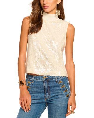 Cellina Sequined Top by RAMY BROOK