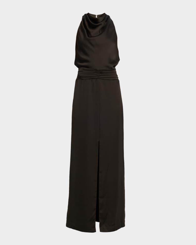 Charmayne Sleeveless Slit Cowl Gown by RAMY BROOK