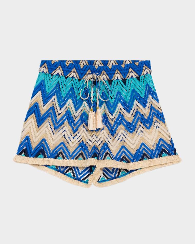 Chevron Duke Shorts by RAMY BROOK