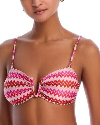 Chevron Jaedyn Bikini Top by RAMY BROOK
