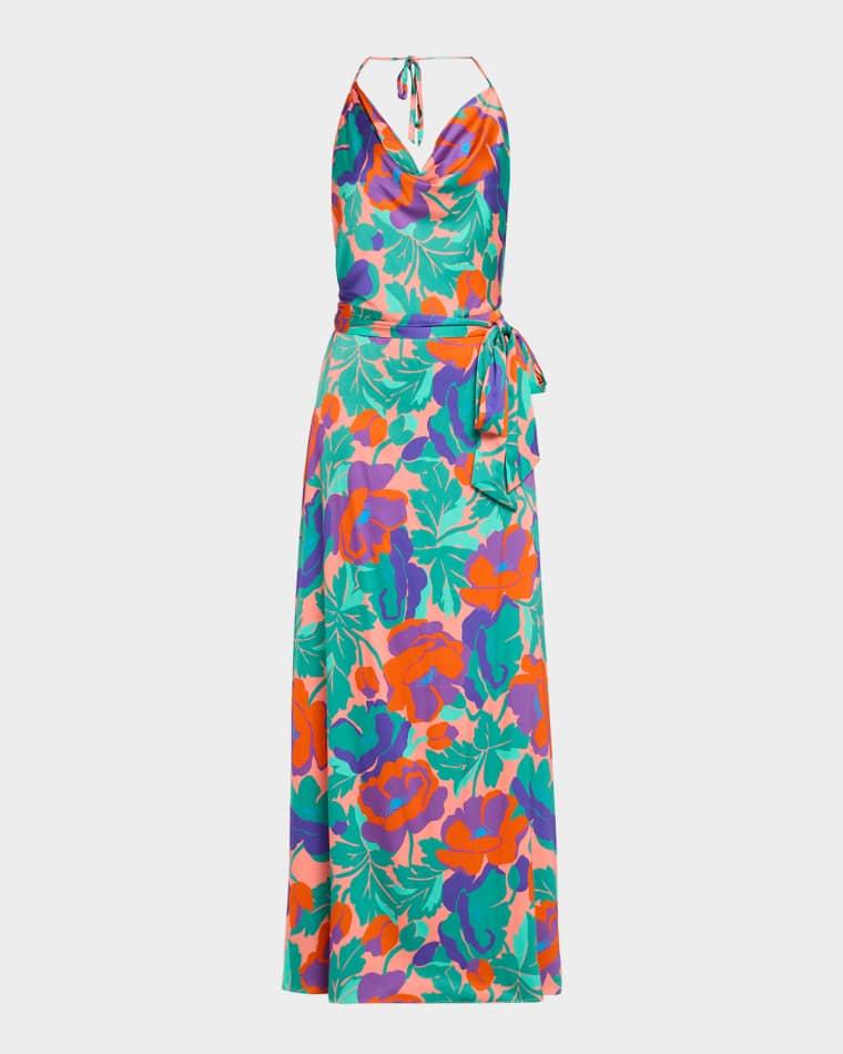 Corrine Floral-Print Column Gown by RAMY BROOK