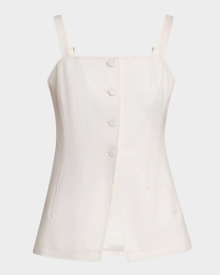 Elana Sleeveless Denim Top by RAMY BROOK