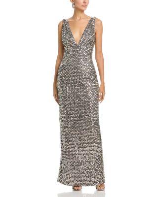 Ellie Sequined Gown by RAMY BROOK