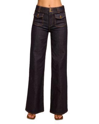 Fay High Rise Jeans in Resin Rinse by RAMY BROOK