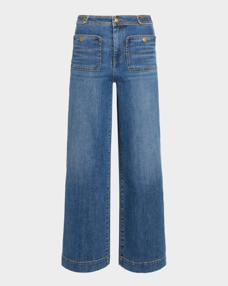 Gemma Mid-Rise Cropped Jeans by RAMY BROOK