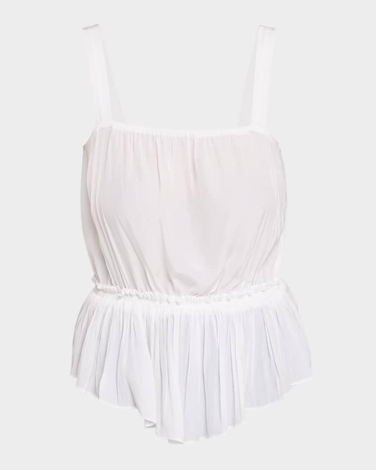 Giorgia Peplum Tank Top by RAMY BROOK