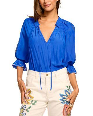Haven Lattice Trim Top by RAMY BROOK