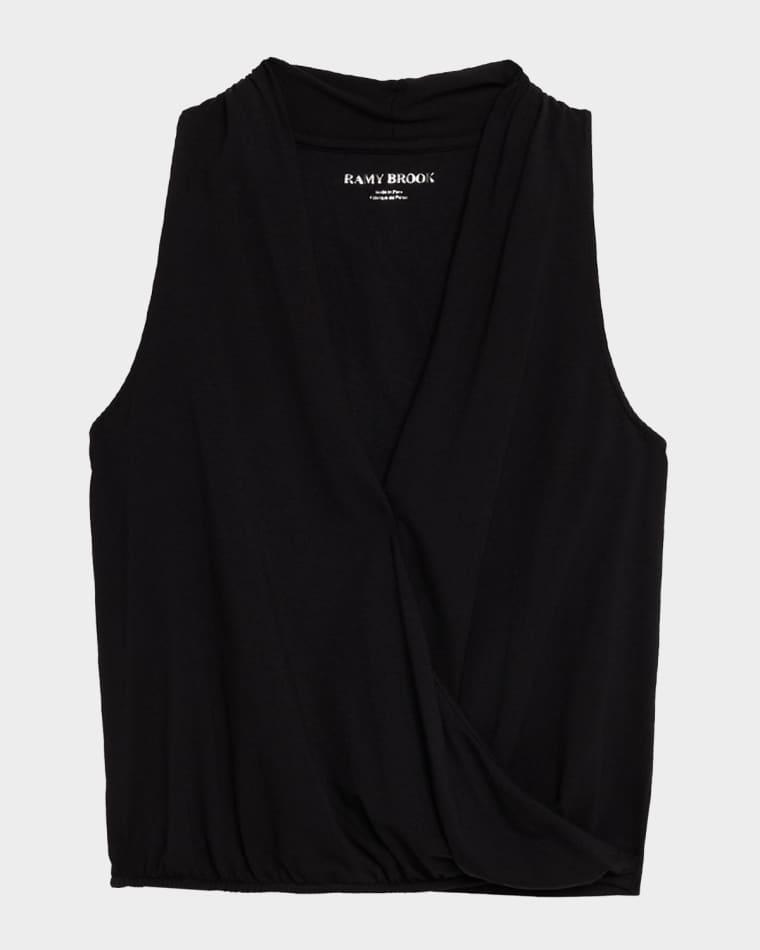 Jenny Surplice Tank Top by RAMY BROOK