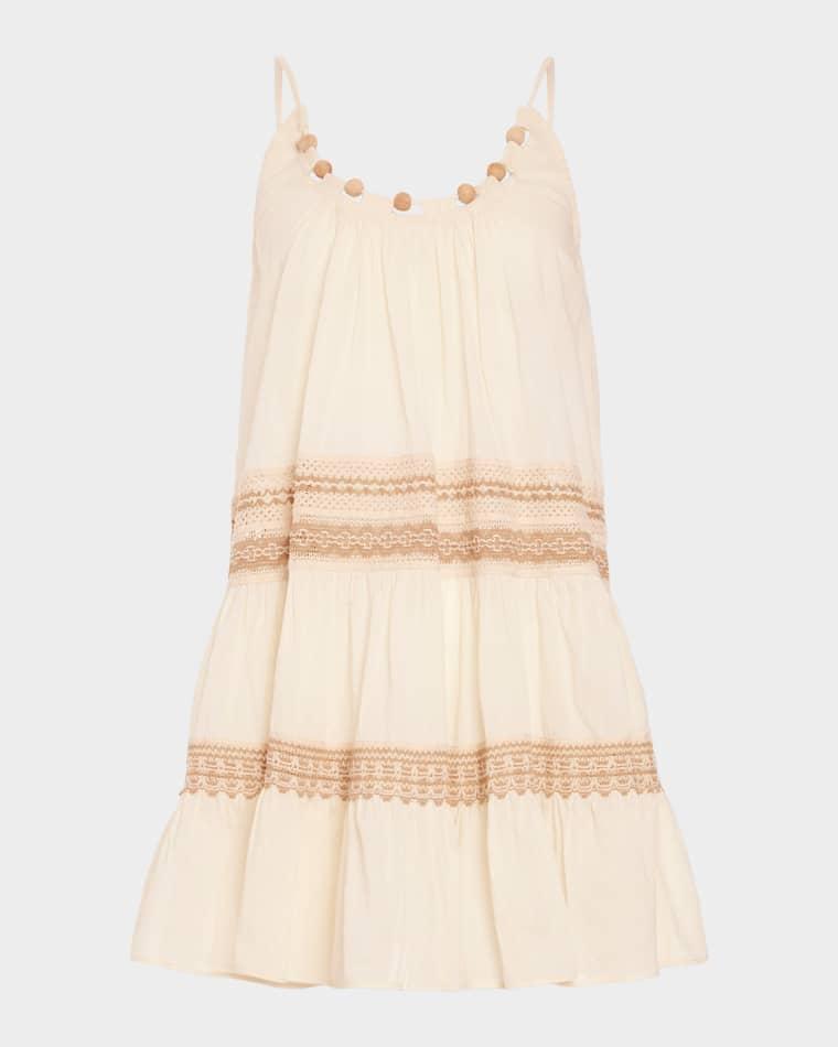 Jovie Embroidered Mini Dress by RAMY BROOK