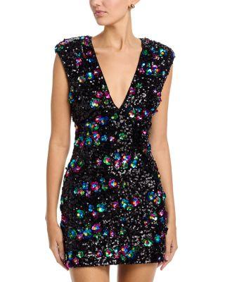 Lacey Sequined Mini Dress by RAMY BROOK
