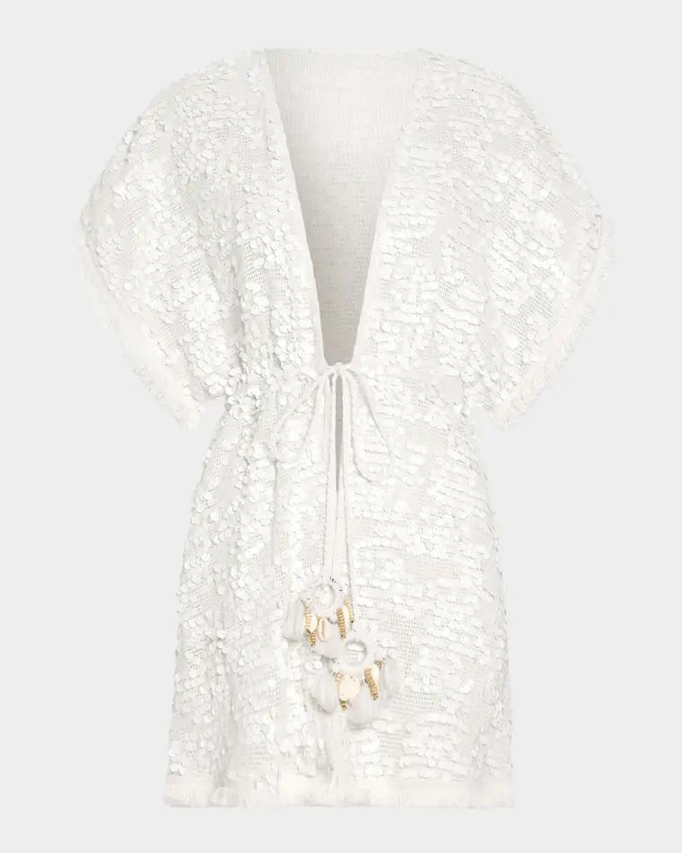 Laurie Paillette Coverup Mini Dress by RAMY BROOK