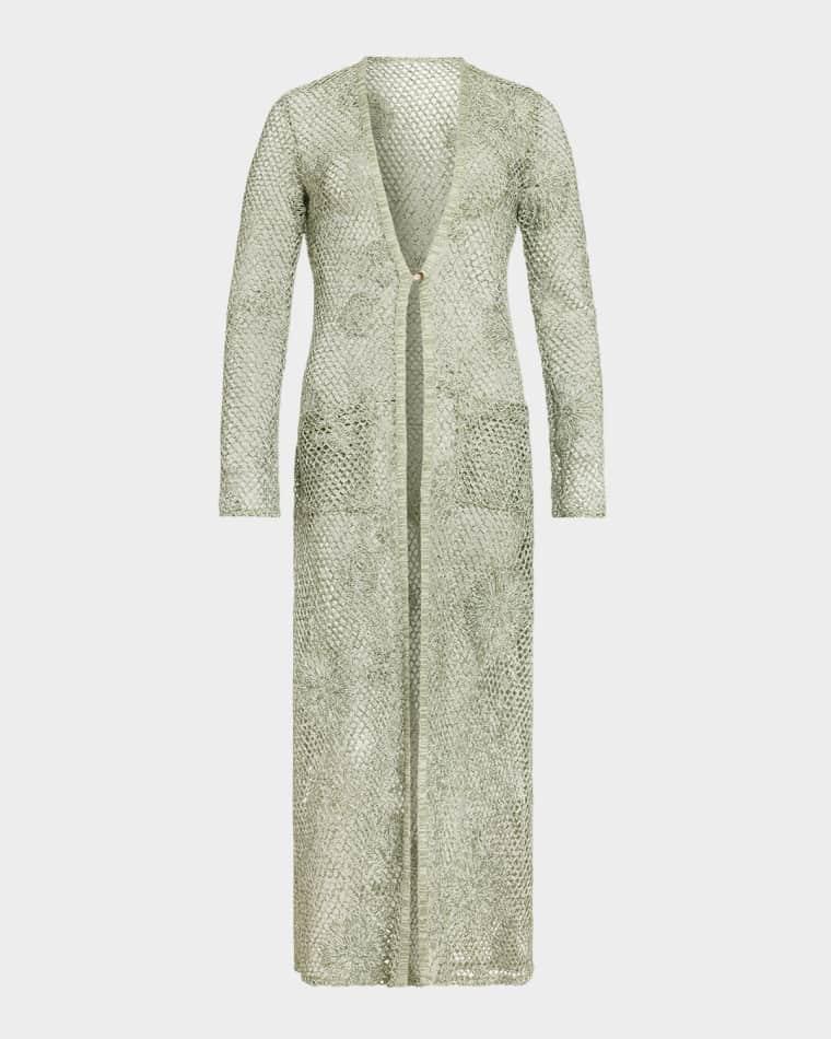 Liana Crochet-Knit Duster by RAMY BROOK