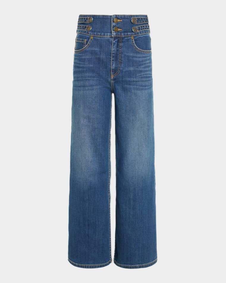 Liv Cropped Wide-Leg Jeans by RAMY BROOK