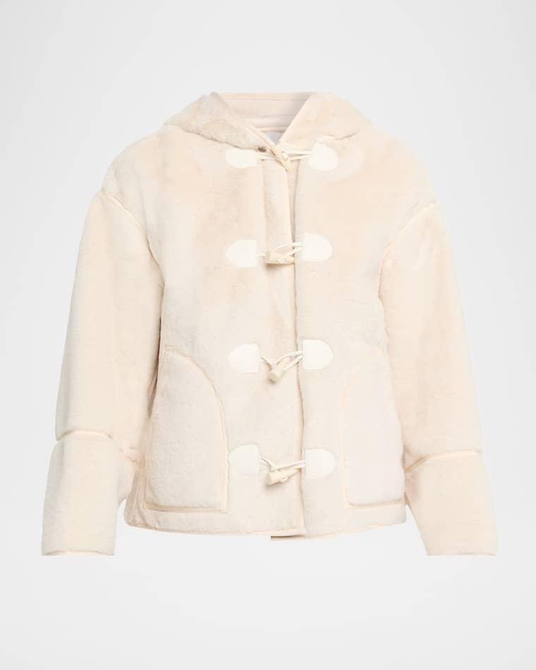 Lucy Hooded Faux Fur Jacket by RAMY BROOK
