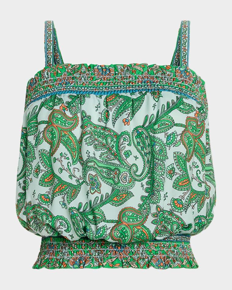 Miley Paisley Crop Top by RAMY BROOK