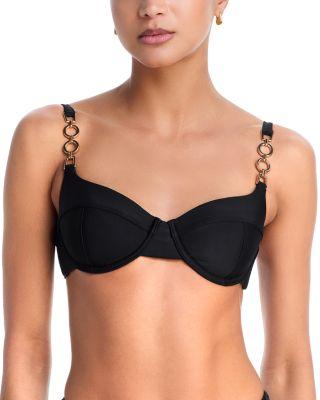 Mona Embellished Bikini Top by RAMY BROOK