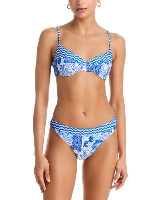 Mona Printed Bikini Top & Isla Printed Bikini Bottom by RAMY BROOK