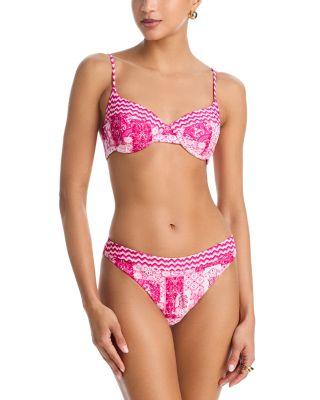 Mona Printed Bikini Top & Isla Printed Bikini Bottom by RAMY BROOK