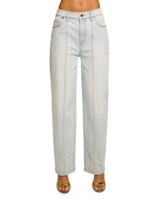 Nadia High Rise Ankle Jeans in Bleach Wash by RAMY BROOK
