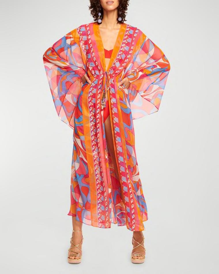 Phebe Semi-Sheer Maxi Coverup by RAMY BROOK
