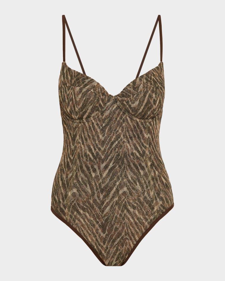 Printed Jayda One-Piece Swimsuit by RAMY BROOK Printed Jayda One-Piece Swimsuit by RAMY BROOK