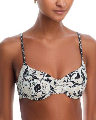 Printed Mona Bikini Top by RAMY BROOK