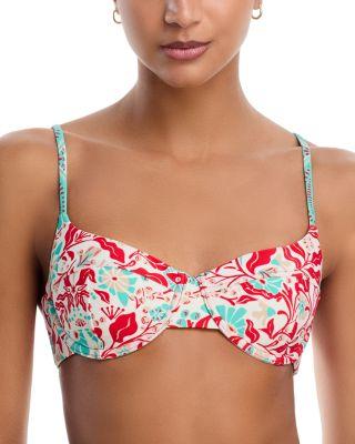 Printed Mona Bikini Top by RAMY BROOK