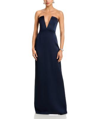 Raquel V Neck Gown by RAMY BROOK