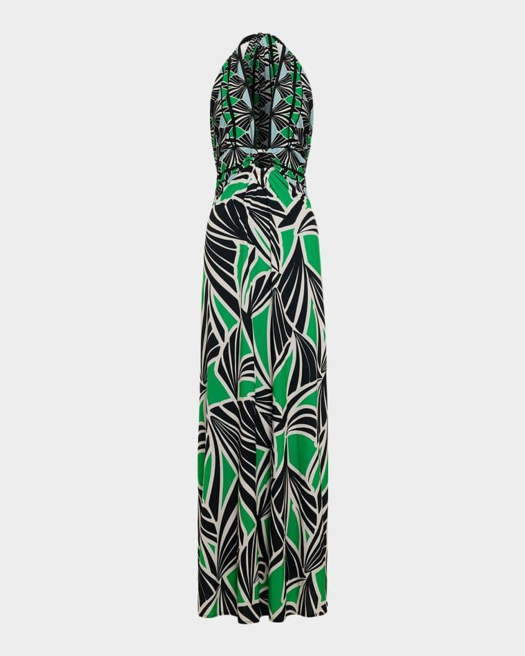 Rayna Halter Plunge Maxi Dress by RAMY BROOK