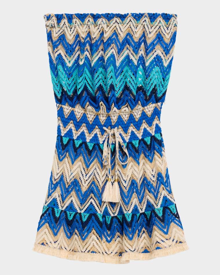 Rayne Chevron Strapless Sun Dress Coverup by RAMY BROOK