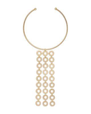 Ring Link Jewelry Multi Ring Statement Necklace by RAMY BROOK