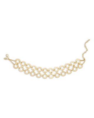 Ring Link Jewelry Pav&eacute; Helen Choker Necklace by RAMY BROOK