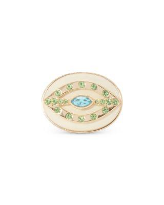 Saruti Crystal Evil Eye Cocktail Ring by RAMY BROOK